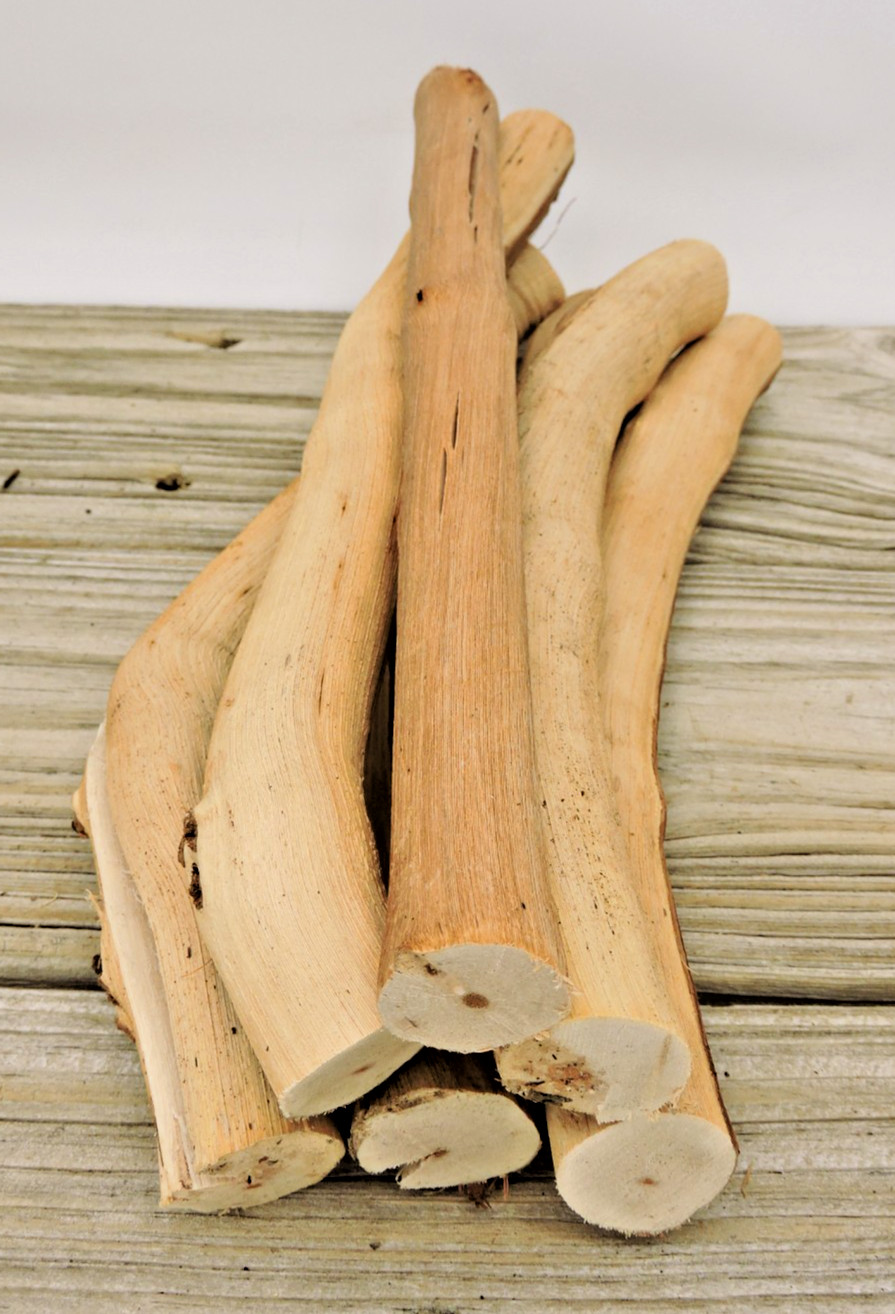 6 Grapevine Wood Stick Section 7/8~1 3/16″D 10~12″L Driftwood Decor Crafts