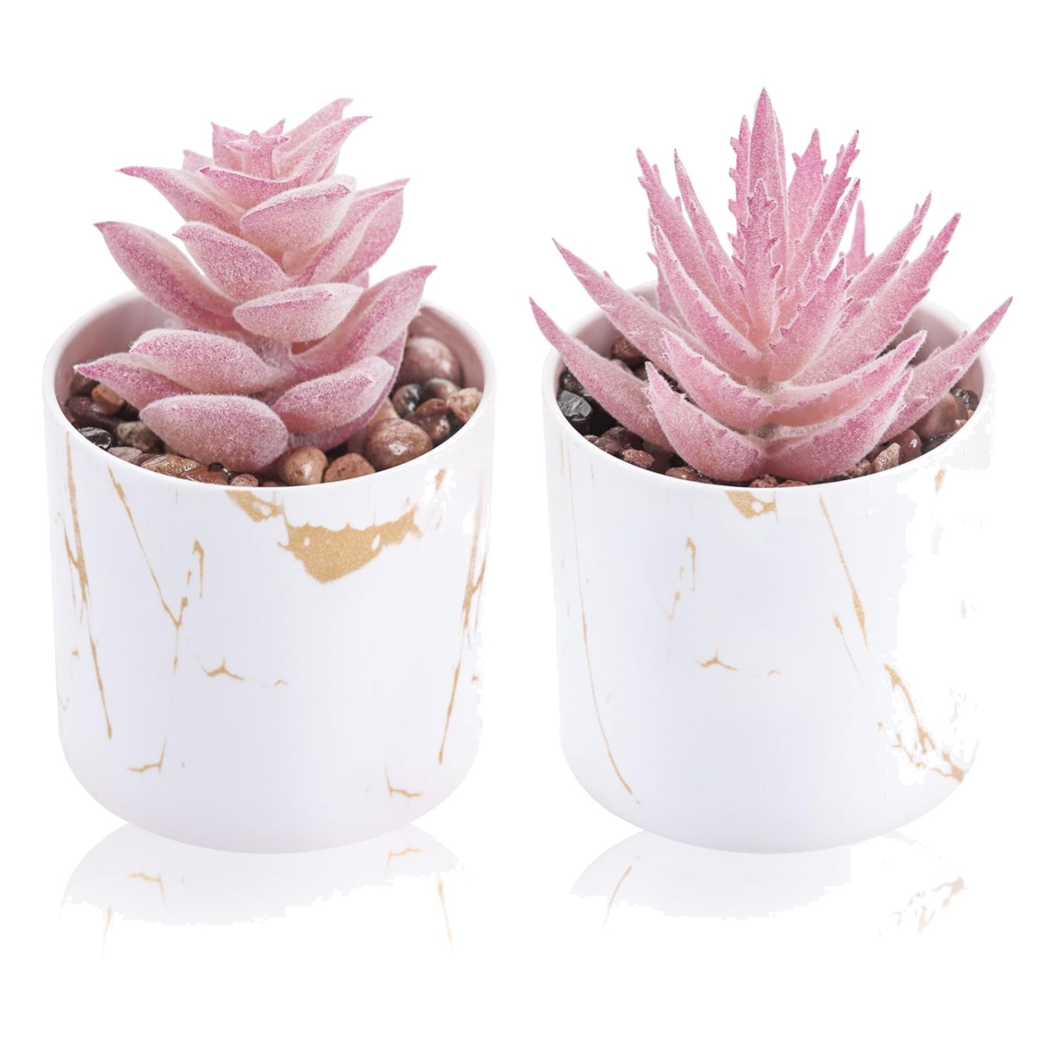 Low-Maintenance Pink Succulent Set – Perfect for Dorm and Minimalist Spaces