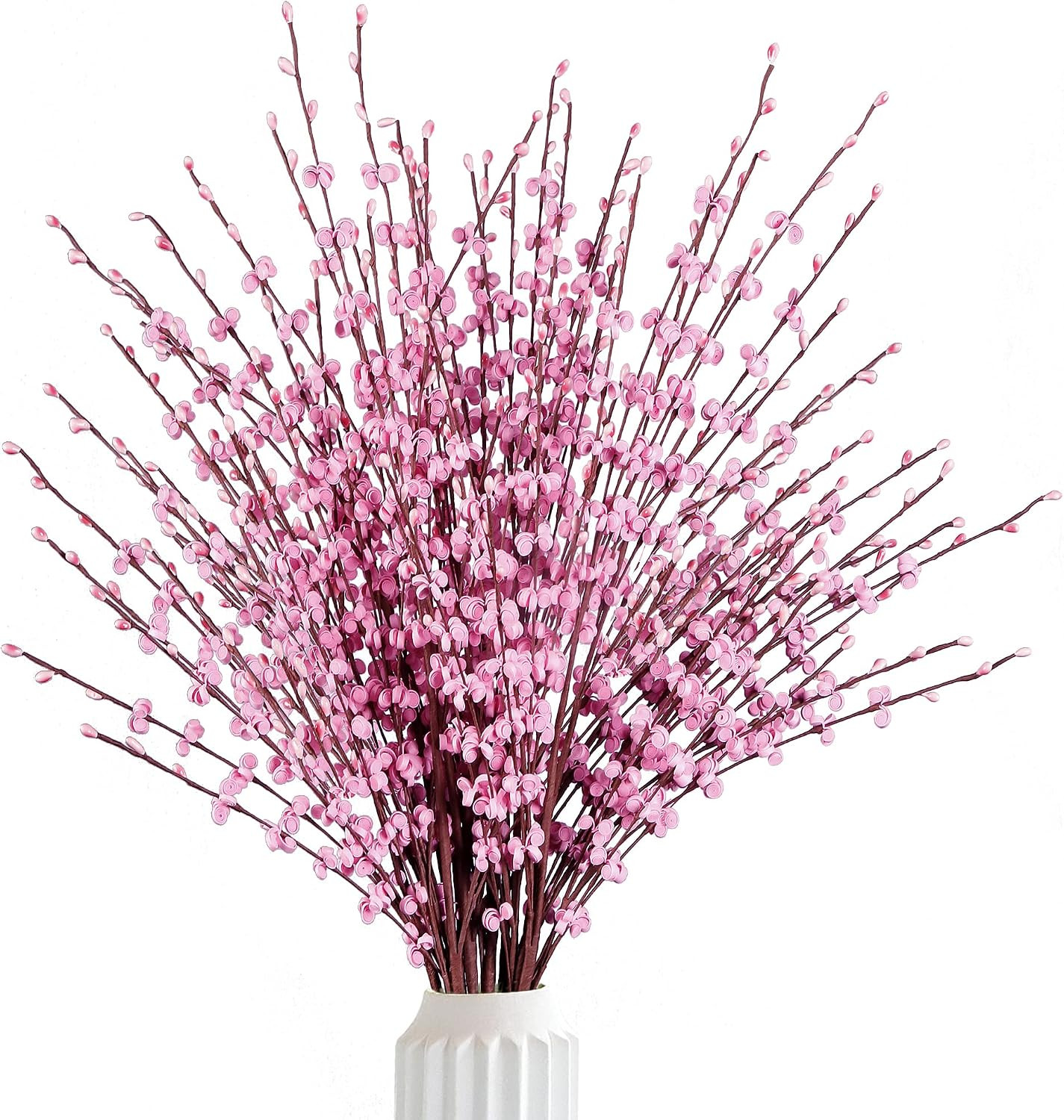 10 Pcs 29.5’’ Long Artificial Jasmine Flowers Tall Fake Flower Bouquet Faux Jasm