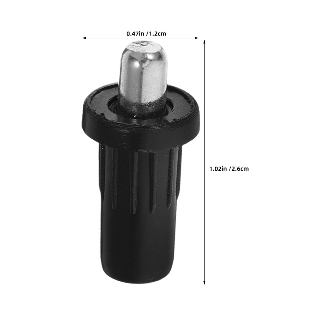 100pcs Spring Loaded Cabinet Door Pin, Furniture Fittings Connector Telescopic