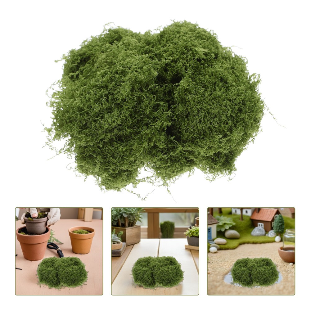 Artificial Table Centerpieces Moss for Plants Indoor Faux Crafts
