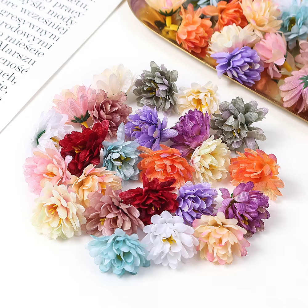 10/20/50pcs Artificial Rose Mini Silk Flower Heads Flower Home / Hotel Decor NEW