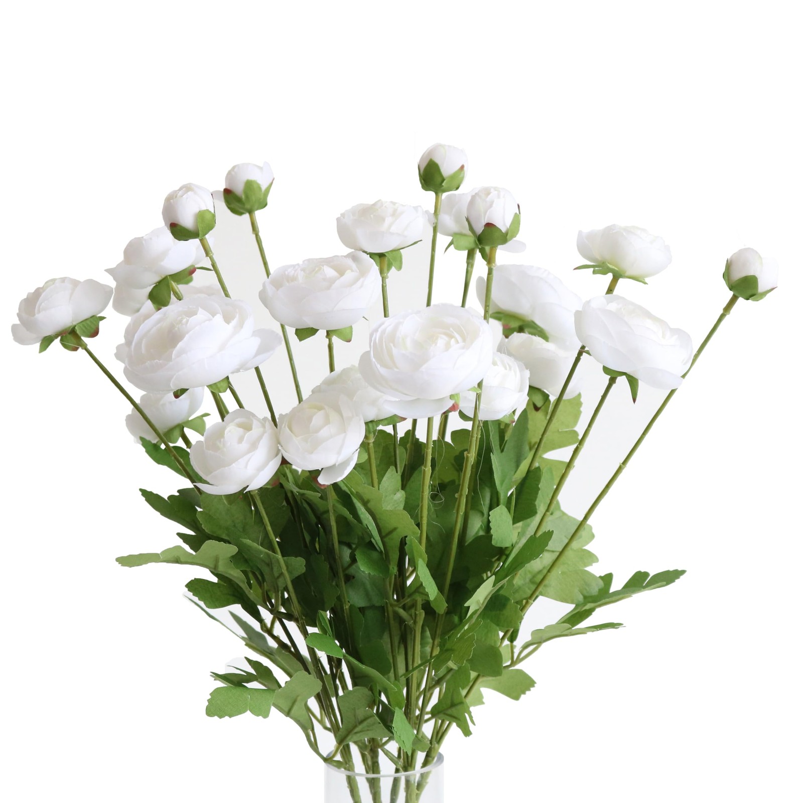 5 PCS Artificial Ranunculus Silk Persian Buttercup Flowers Wedding Home Decor