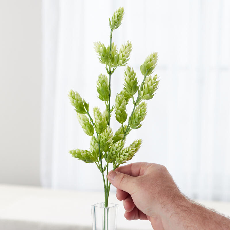 Set of 3 Weatherproof Light Green Artificial Hops Sprays