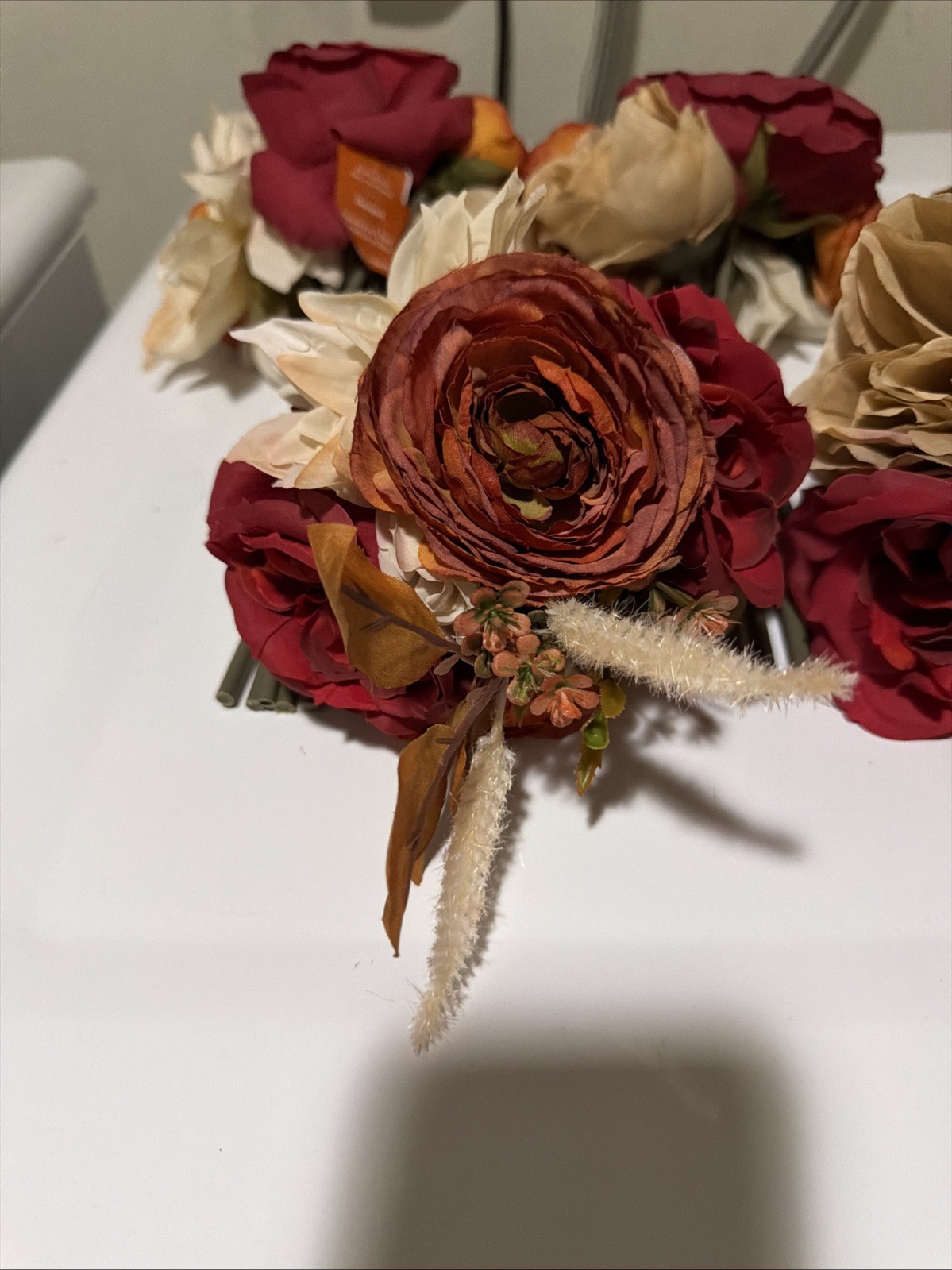 ASHLAND FALL 6 Bouquet SETS RONUNCULUS & ROSE Home Party Decor