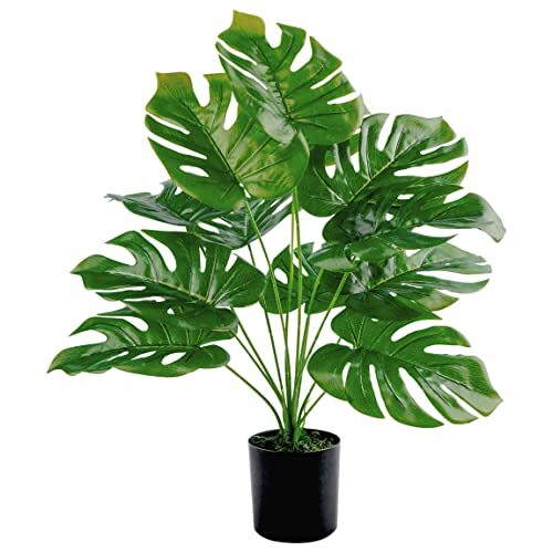 19 Large Fake Plants Artificial Palm Tree in Pot for Indoor and Outdoor Home Off