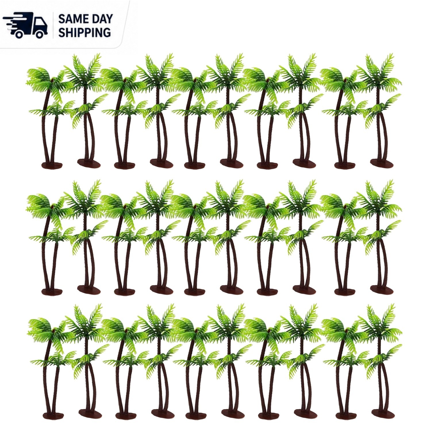 Charming 25PCS Coconut Palm Artificial Trees – Perfect Cake and Model Decor