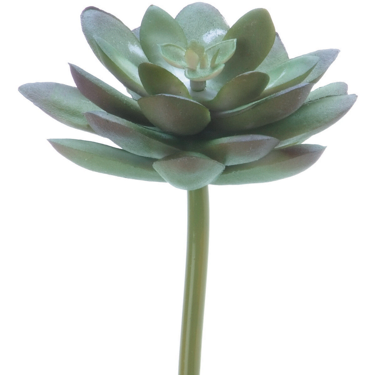 Faux Succulent Plant Pick – Lotus Rosette Dark Green 2.75 inches DA DC-7779