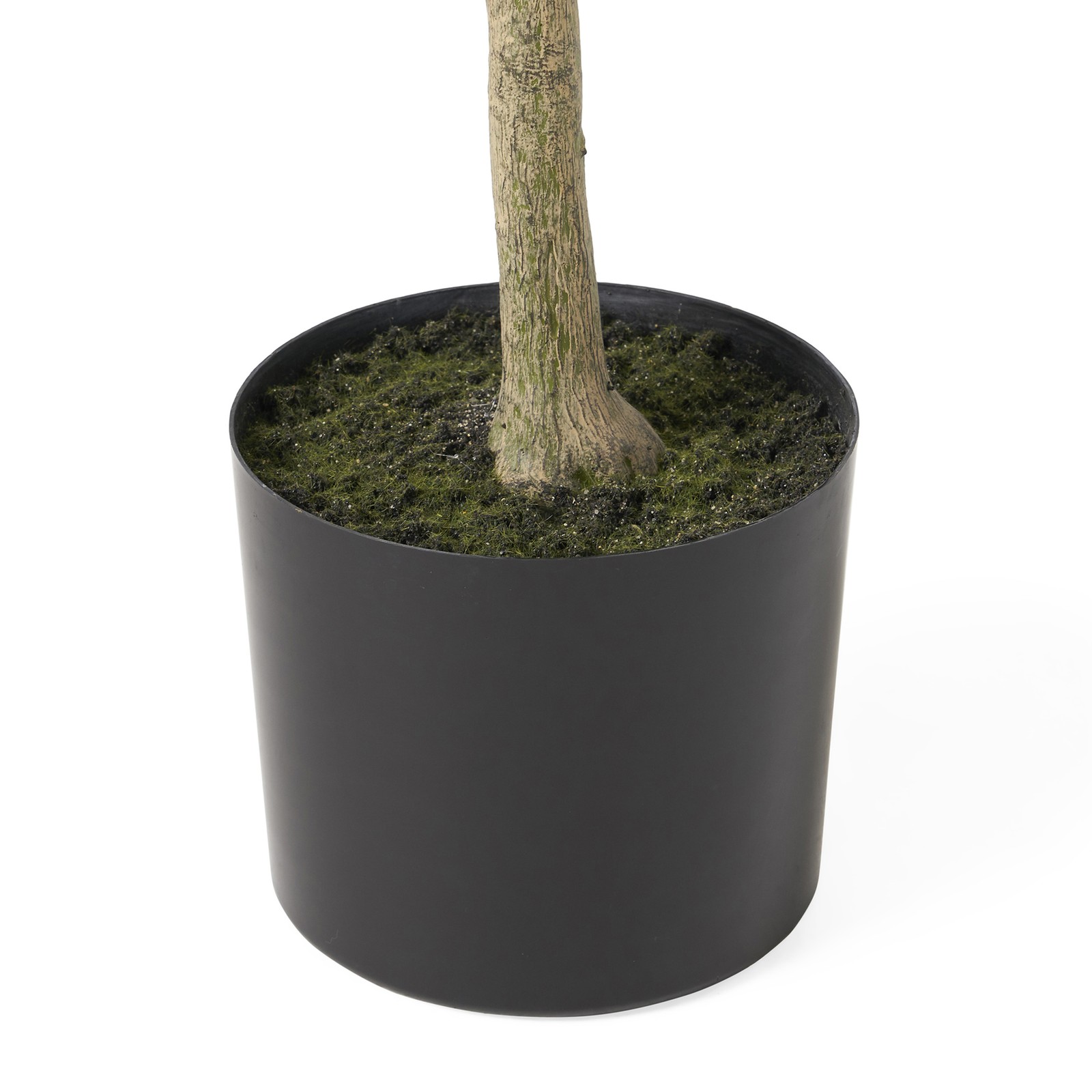 47″ Artificial Olive Tree in Pot, Realistic Faux Greenery Home Decor