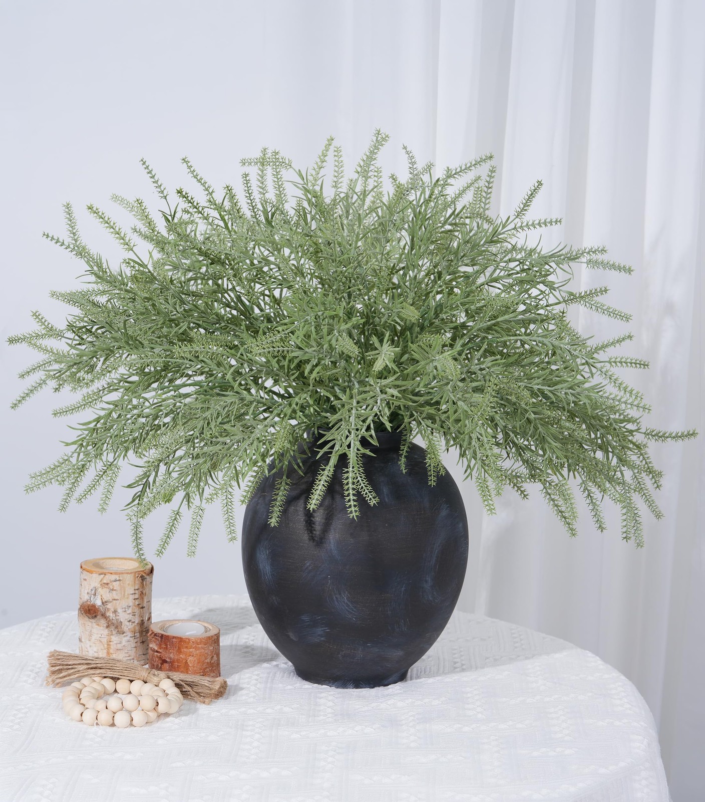 Artificial Outdoor Plants for Spring Summer Decoration,10PCS Fake Greenery Pl…