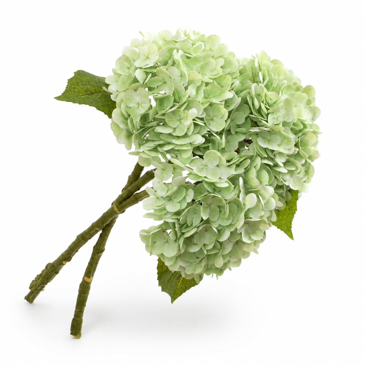 6Pcs Hydrangea Artificial Flowers,Realistic Latex Faux Hydrangeas with Long S…