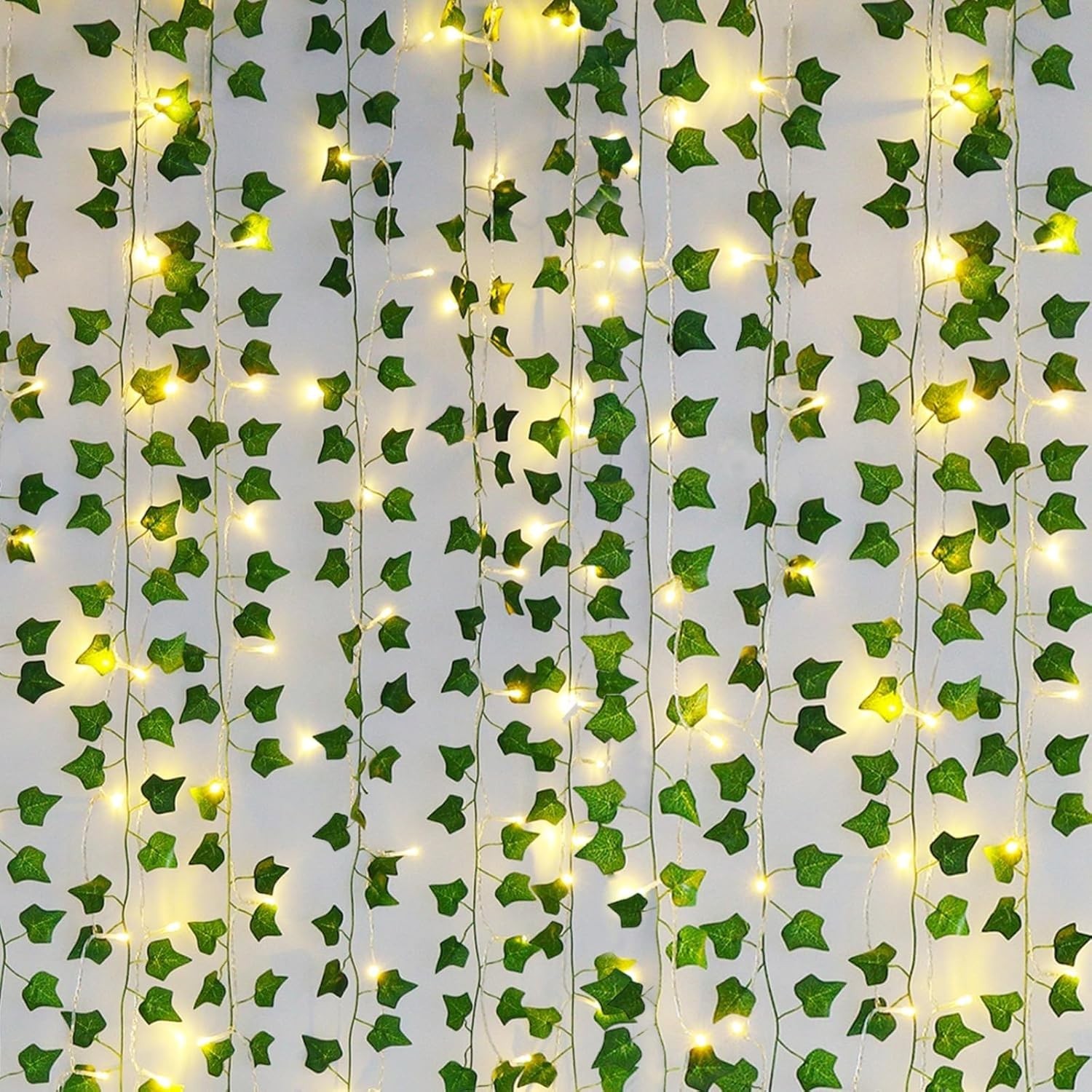 Fake Vines for Room Decor24Pack168Ft,with Certified 160 LED String Lights,Ar…