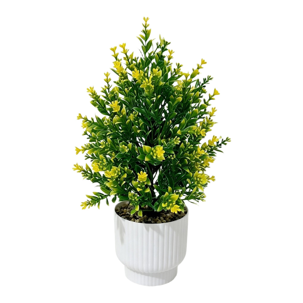 Artificial Bonsai for Home Decor Nordic Style 30cm Potted Lavender Foliage