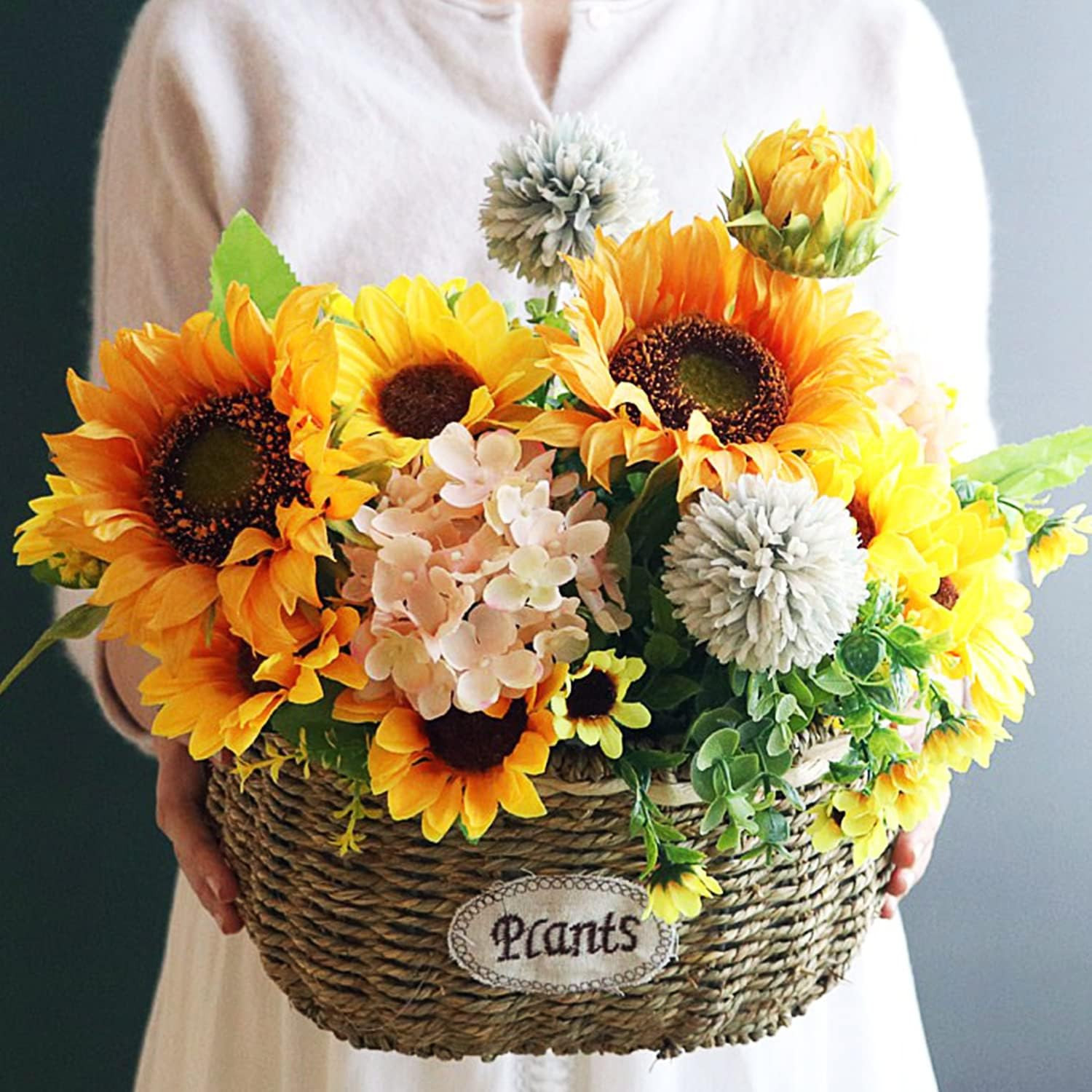 20 Pack Faux Sunflowers for Wedding, Home, Kitchen & Birthday Decor