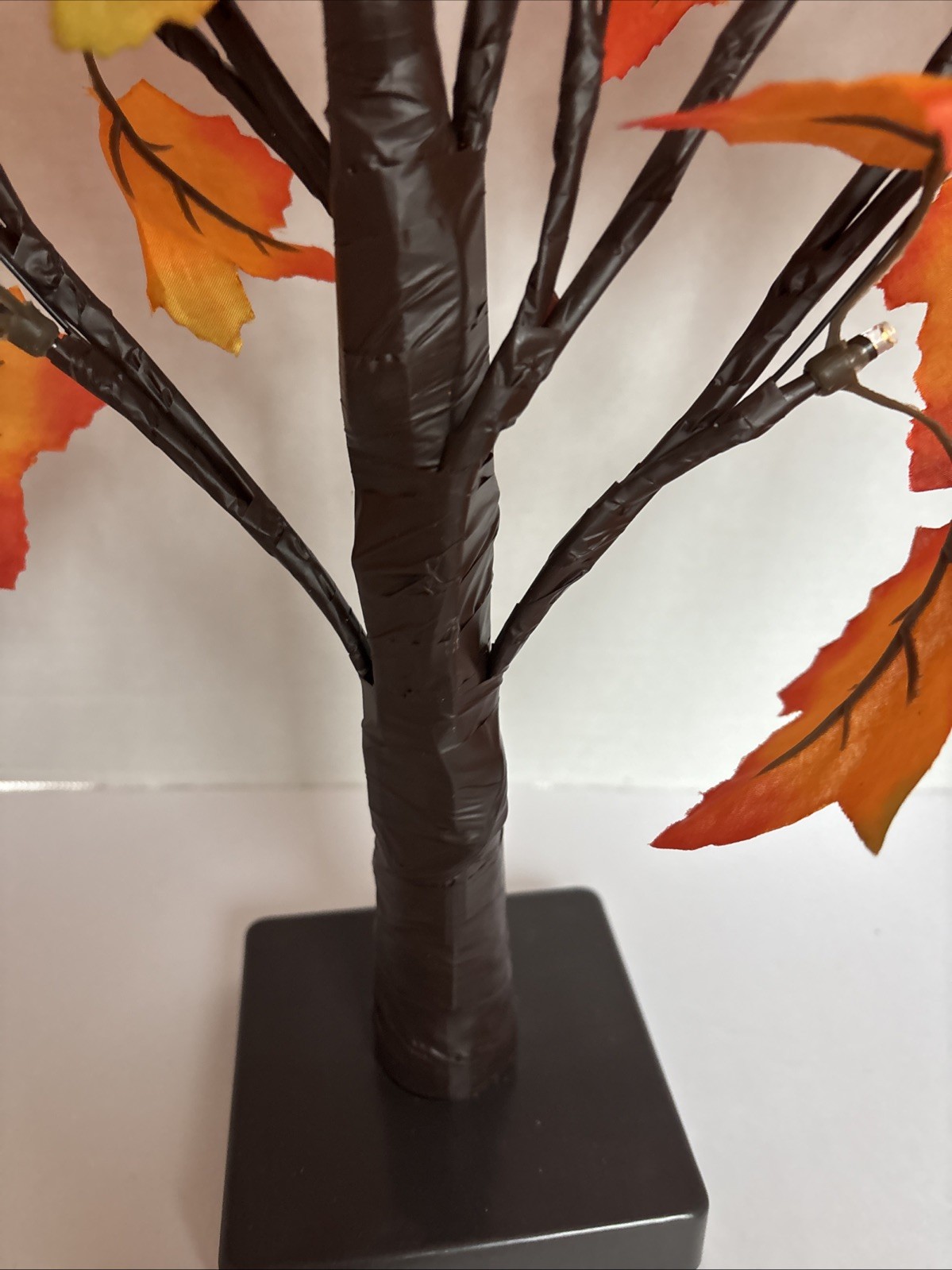 2 FT Fall Tree with LED Light Light Up Tablet Shelf Fall Thanksgiving Maple