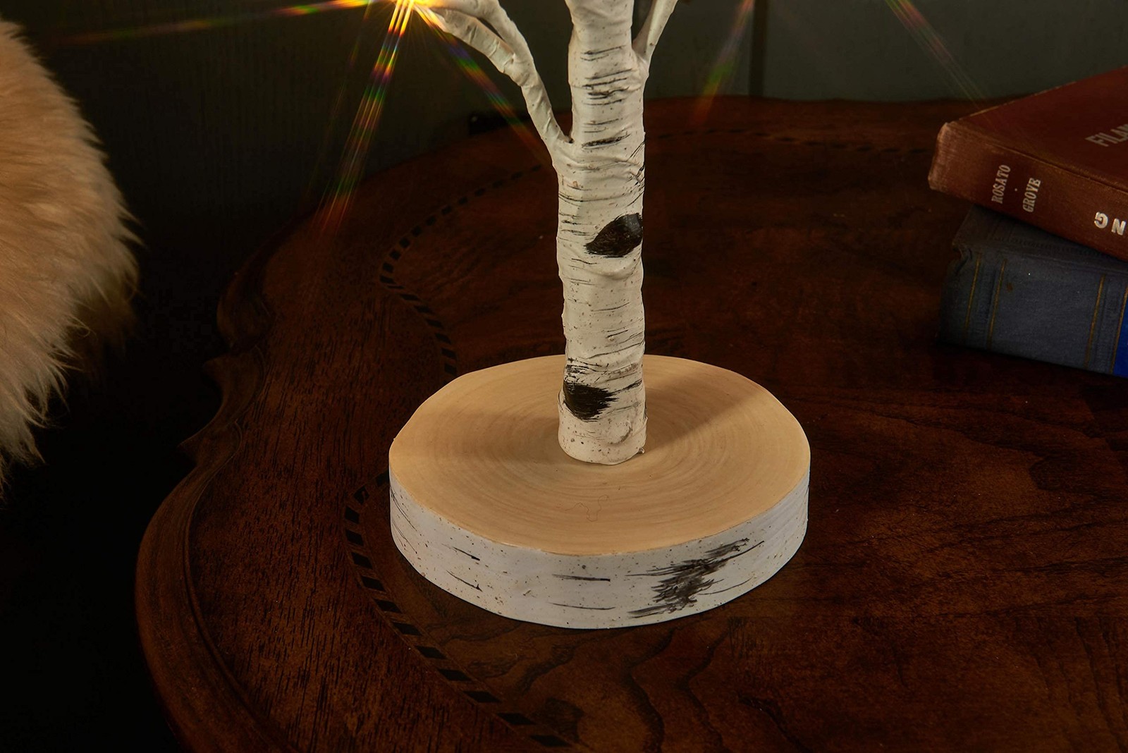 Lighted Birch Tree with Timer Battery Operated or USB Plug-in 18IN 24 LED, Ea…