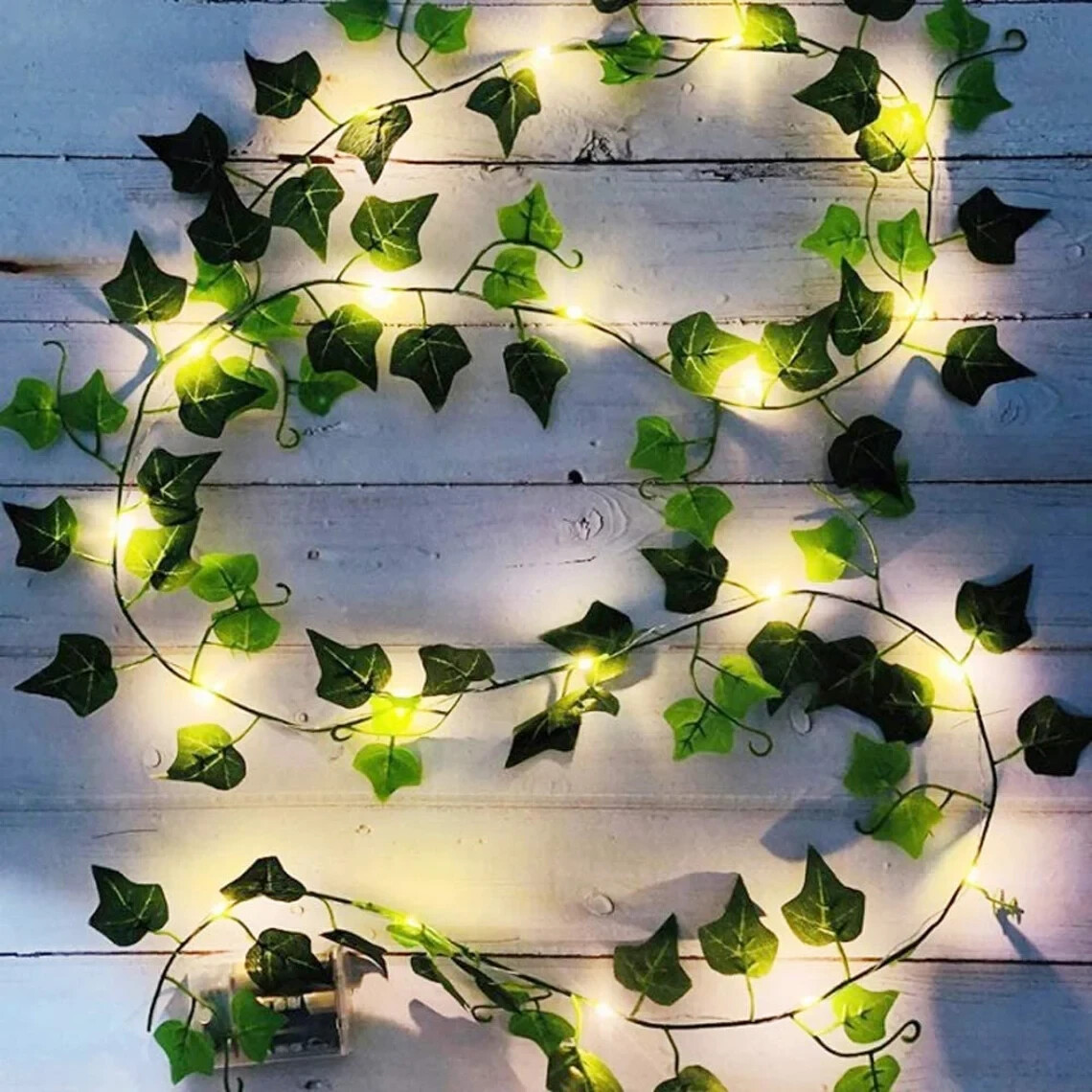12 Strands 84 Feet Artificial Ivy Vines Leaves, Silk Garland Fake room wedding