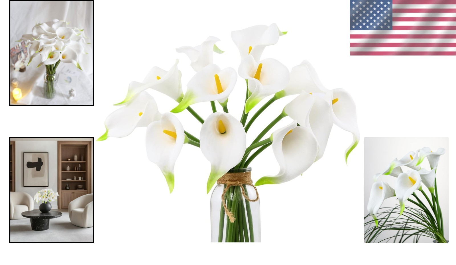 12 Stunning Artificial Calla Lily Flowers – Ideal for Home & Event Arrangements