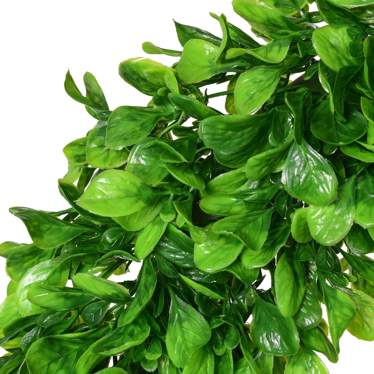20″ Artificial Green Leaves Boxwood Wreath for Front Door Wall Farmhouse Decor