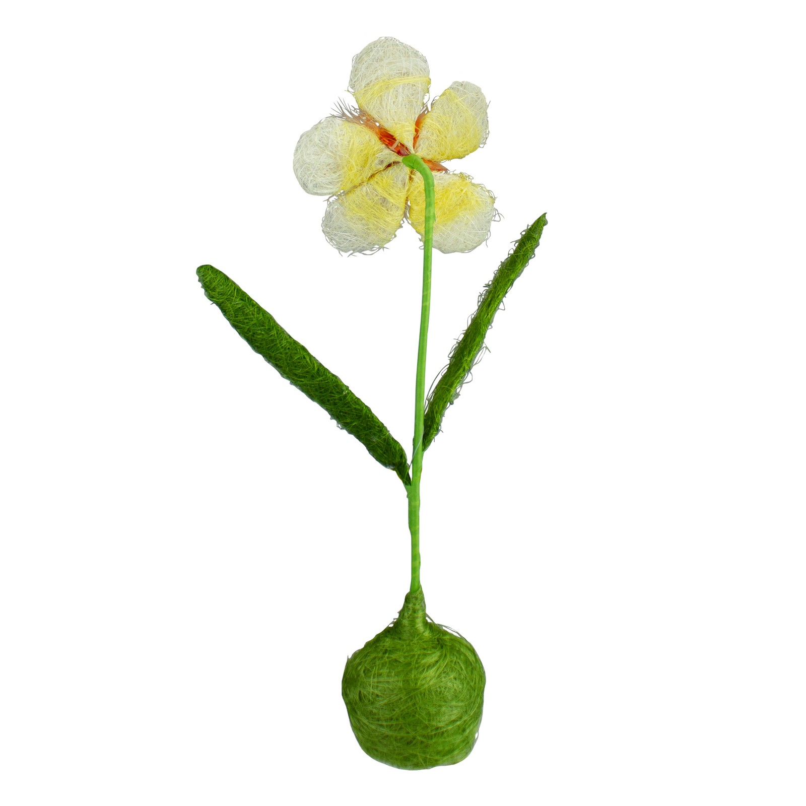 Northlight 19″ Green, Orange and Yellow Spring Floral Table Top Decoration