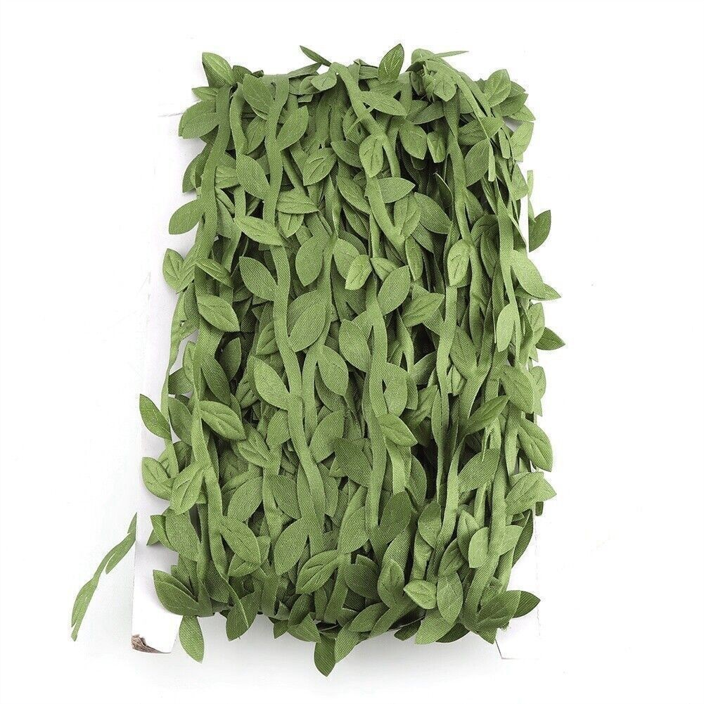Green Leaves Leaf Trim Vine Wreath Party DIY Ornaments Wedding Party Home Decor
