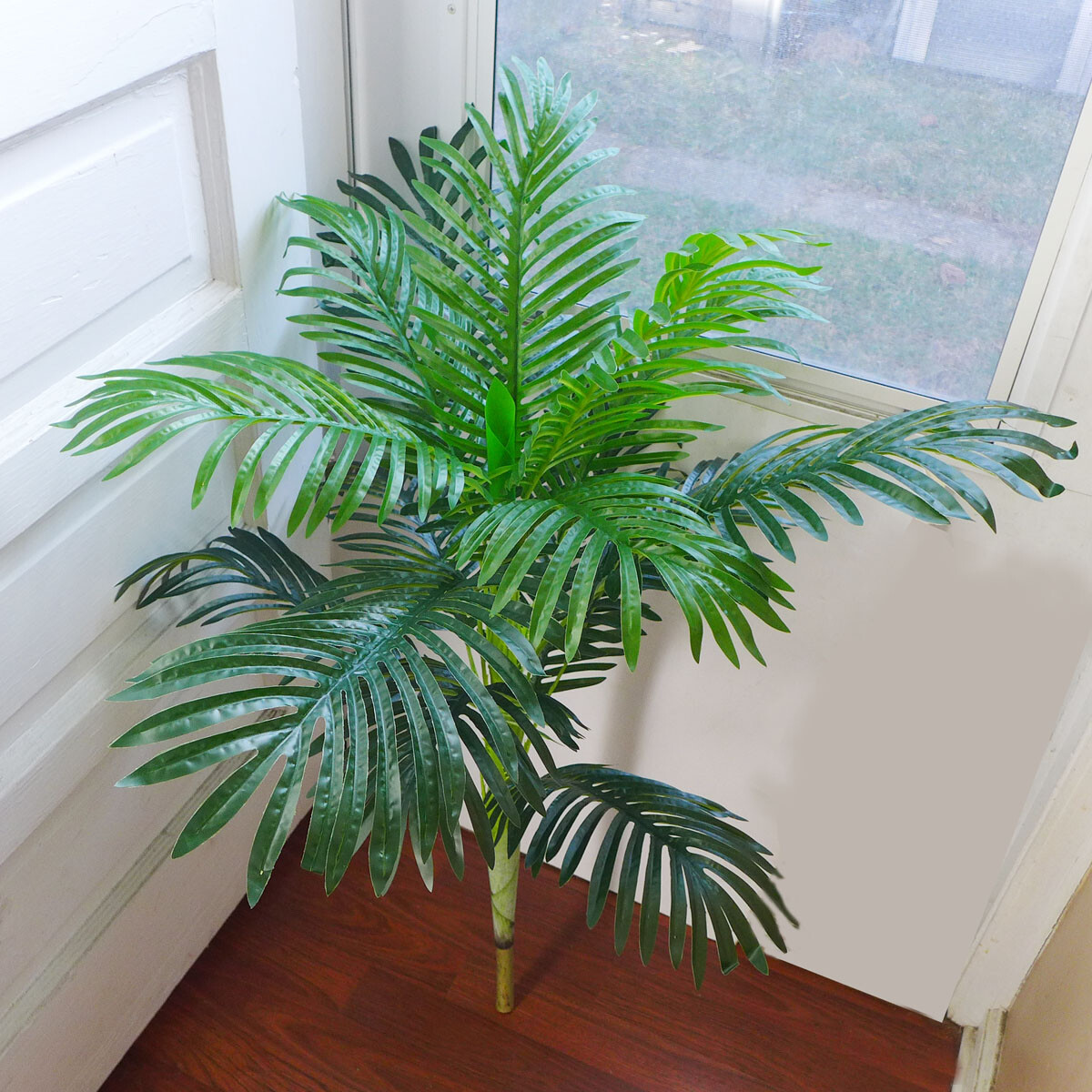 32″ Height Artificial Plant 15 Leaves Palm Tree Paradise Bush