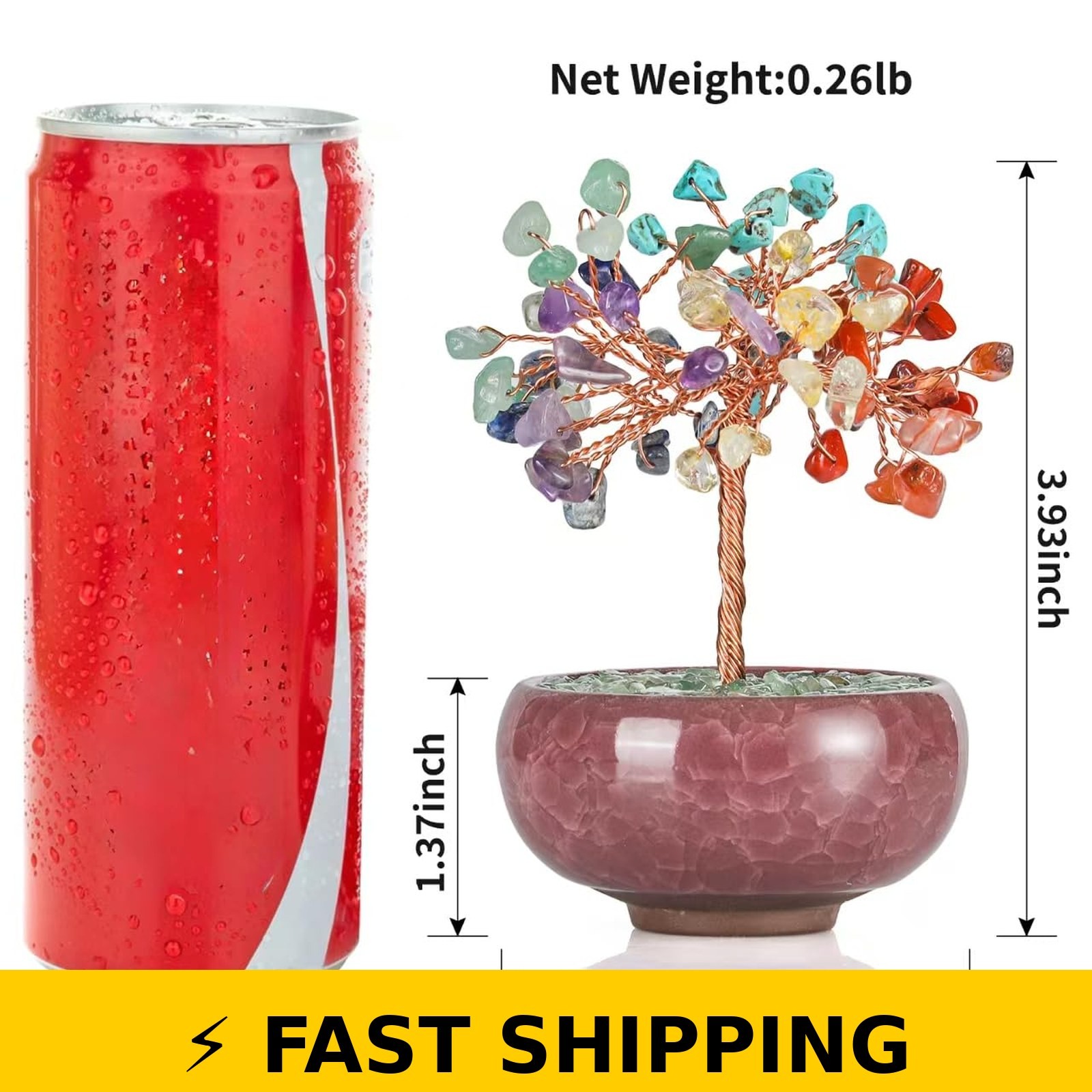 Bosfante Chakra Tree of Life Decor for Wealth & Prosperity