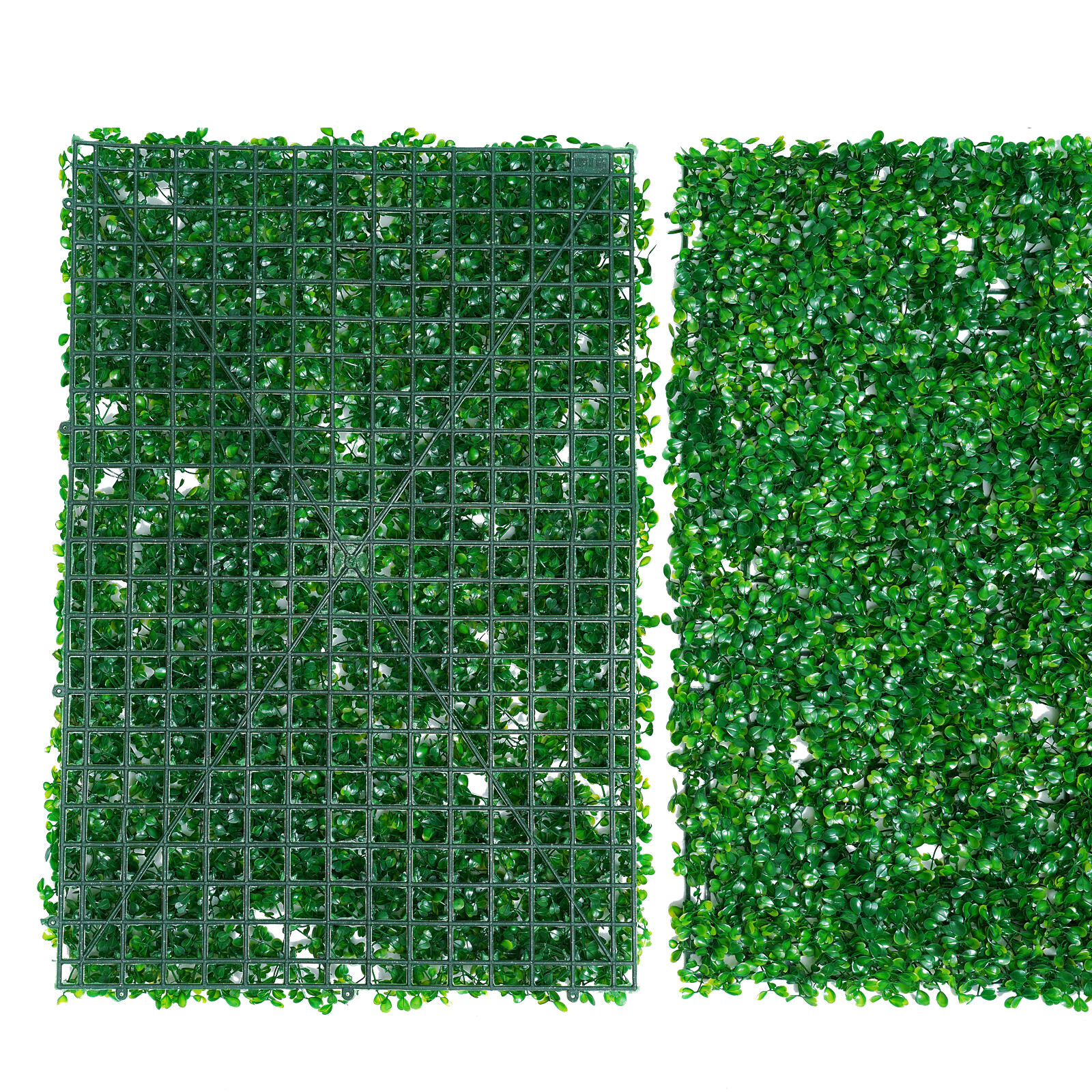 12pcs 60cmx40cm Artificial Wall Hedge Mat Plant Panels Outdoor Grass Fence Mat