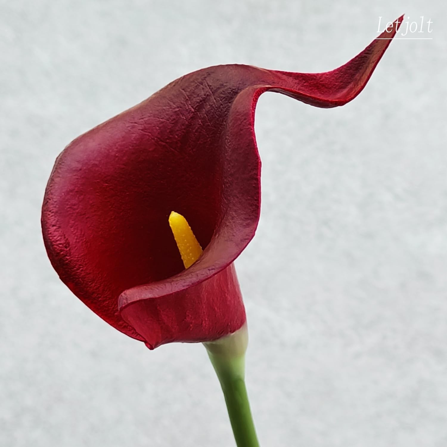 12-Piece Dark Red Calla Lily Arrangement – Perfect for Weddings & Events