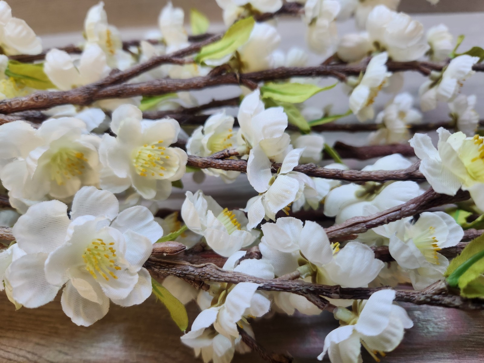 Artificial Cherry Blossom Flowers 6 Stems (34″ Ea) Arrangement Nice Quality