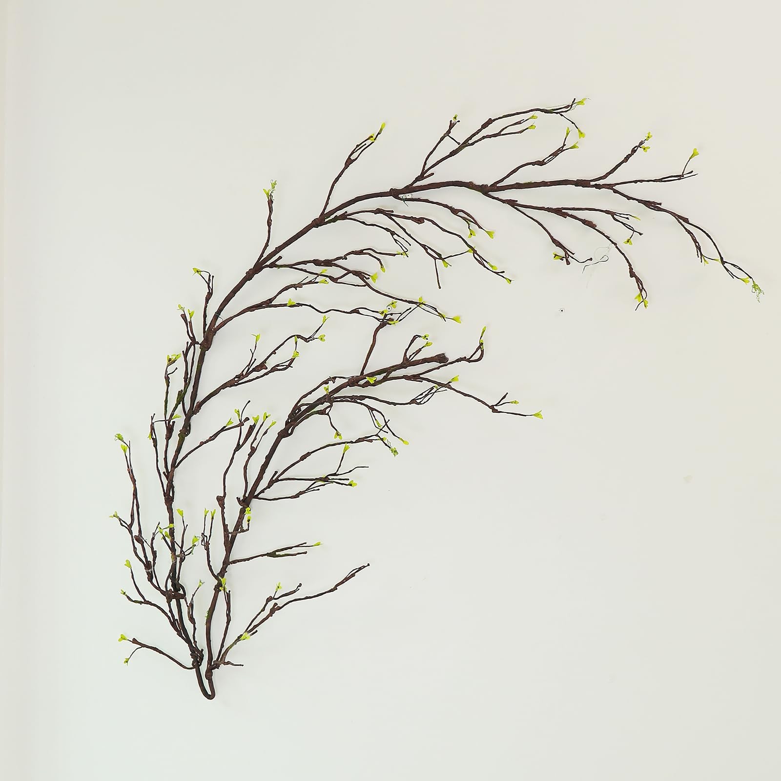118″Faux Hanging Curly Willow Grapevine Bendable Tree Branche Wall Greenery