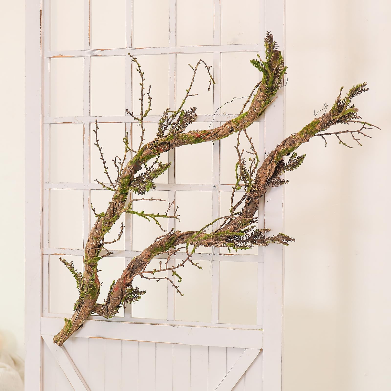 2Pcs 39.4inch Thick Bendable Artificial Tree Trunk Fake Large Wood Branches T…