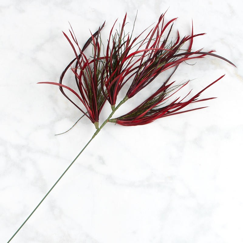 Factory Direct Craft Colorful Burgundy Feather Accenting Sprays | 2 Sprays