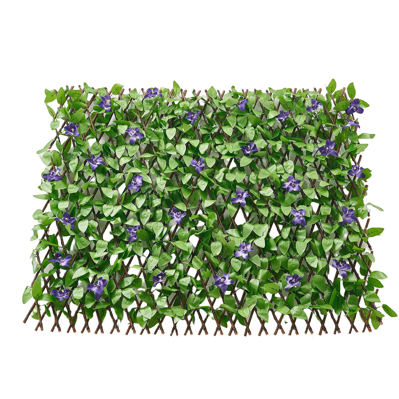 Uimoso Expandable Privacy Fence Screen 25.5x122in Artificial Ivy Wall for Patio