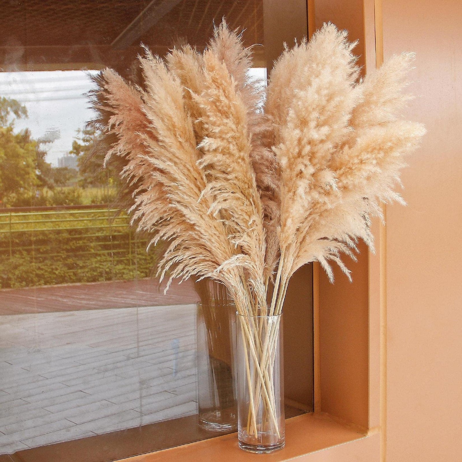 40″ Tall Pampas Grass â€“ 16 Stems Natural Pompas Grass for Wedding, Party, F…