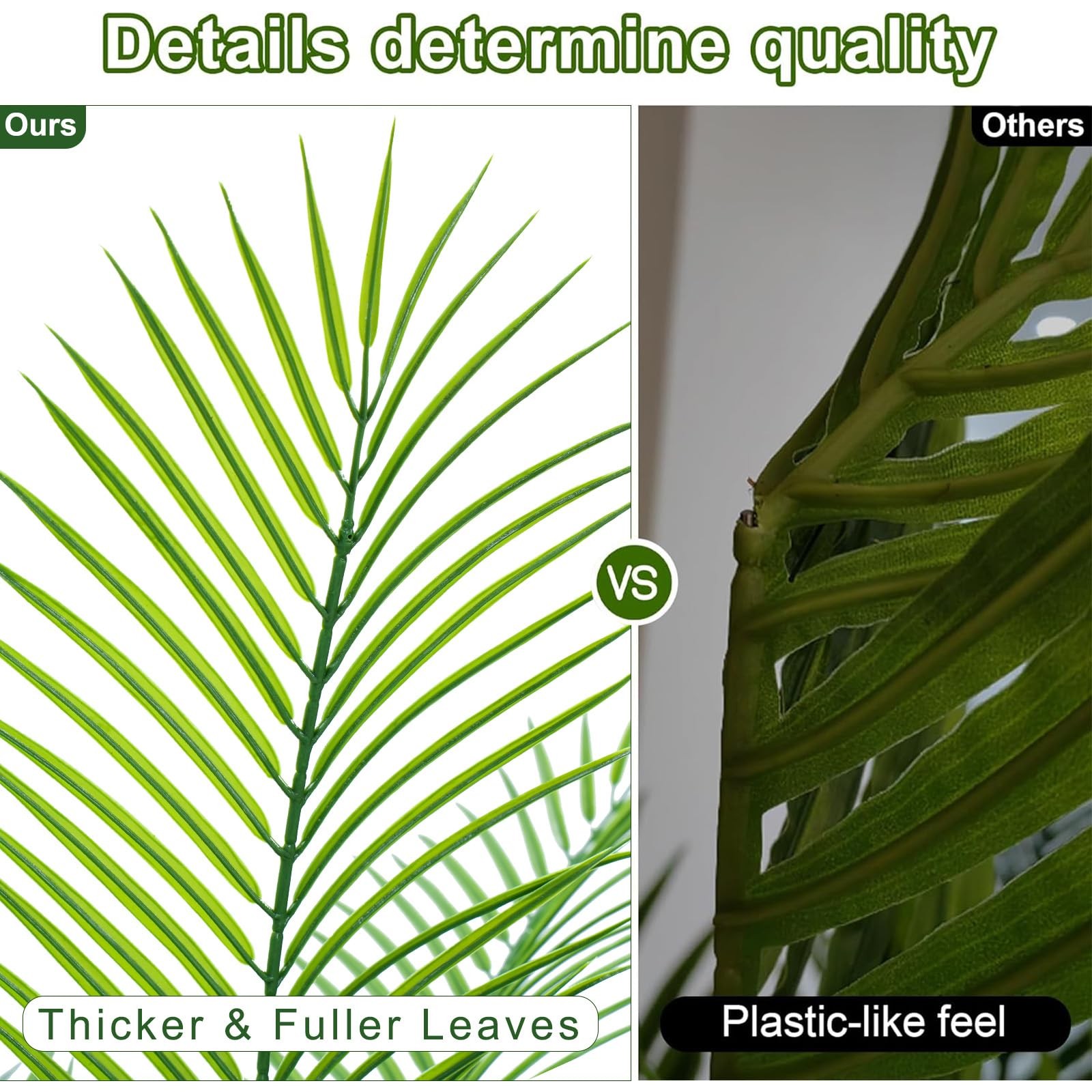 5ft Artificial Phoenix Palm Tree, Faux Coconut Silk Tropical Fake Palm Plant …