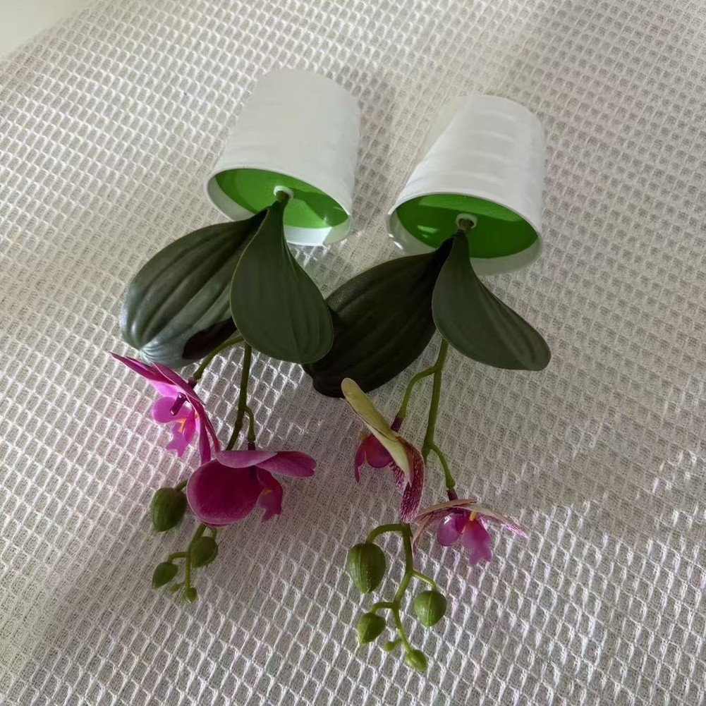 Fake Orchid Plant Phalaenopsis Type for Living Room Bedroom Study Decor Plastic