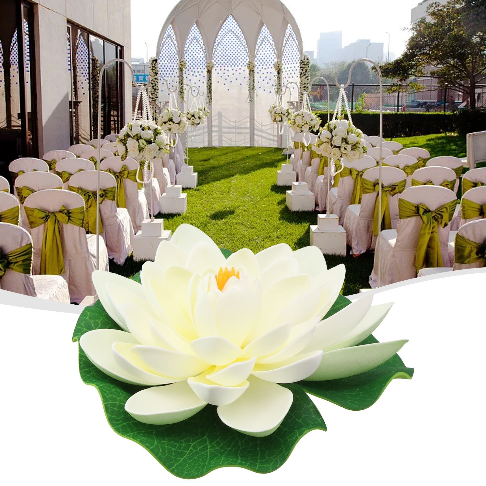 for Home & Garden Water for lily Home Outdoor Decor Plastic Pond Aquarium Decor