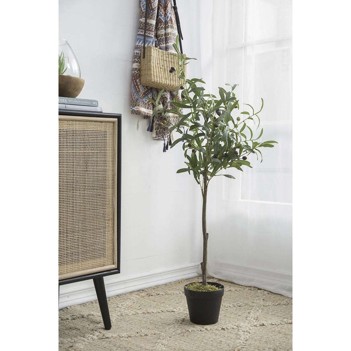 A&B Home 420023-AB Olive Tree Green Faux Plant