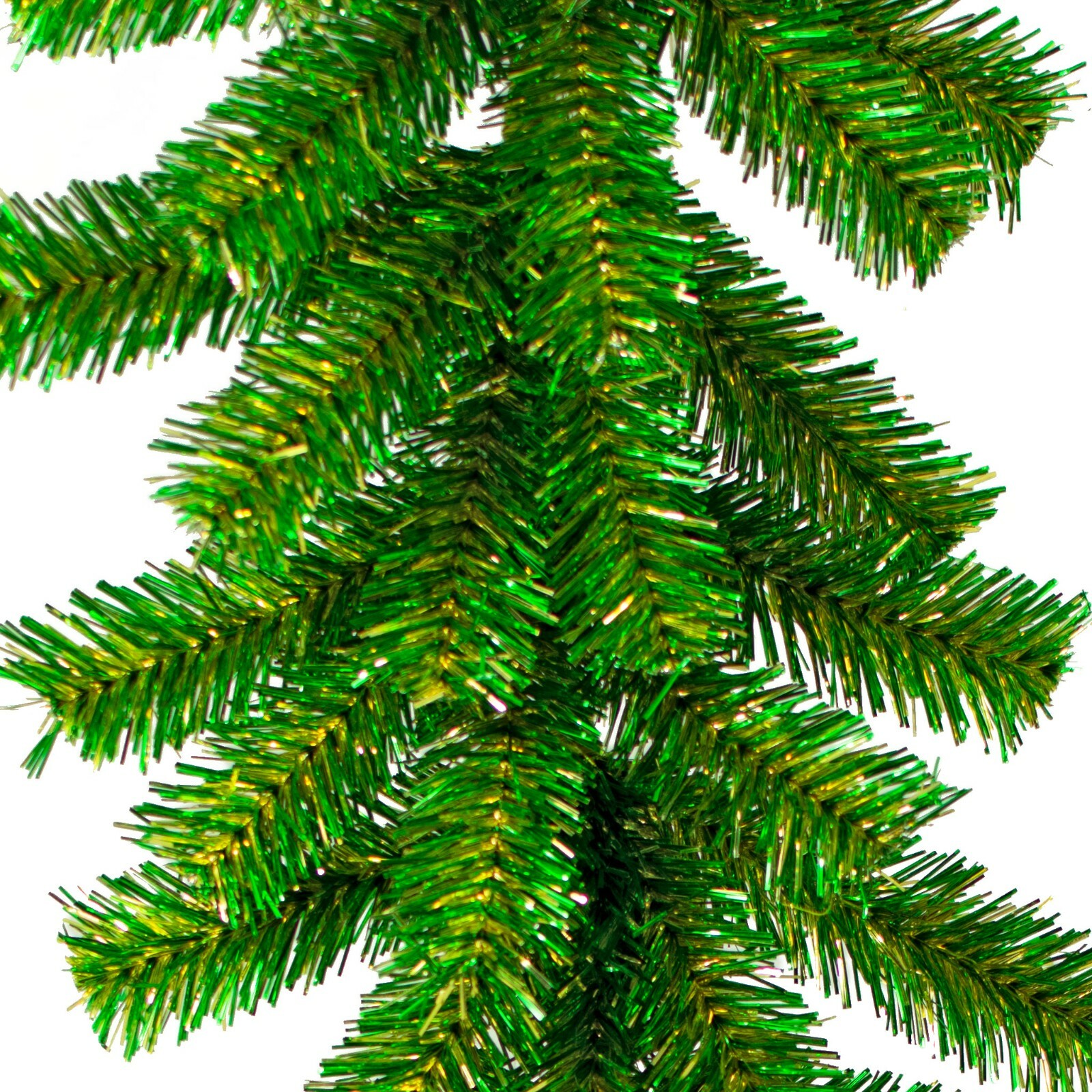 6FT St. Patrick’s Day Brush Garland Green and Gold Firework Tinsel Christmas