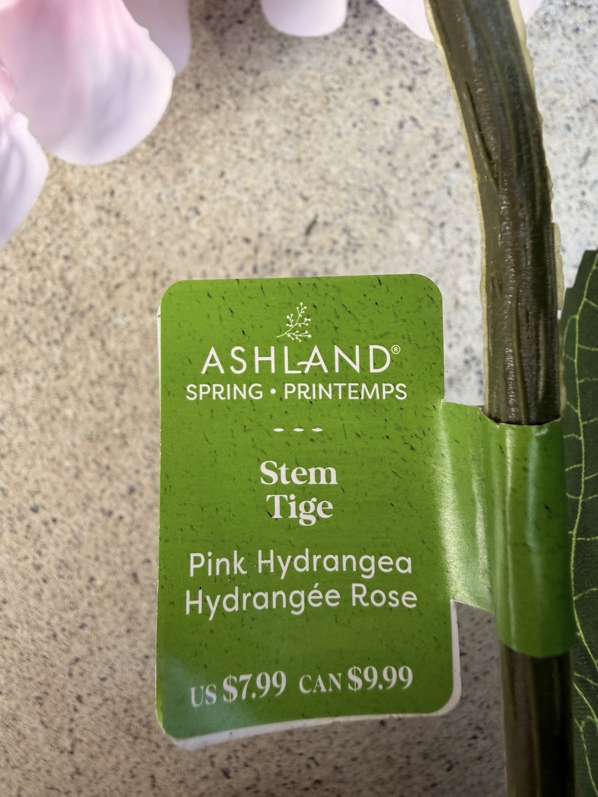 Ashland Spring Faux Floral Stems Lot 4 Pink Hydrangea Blush Peony Silk Flowers
