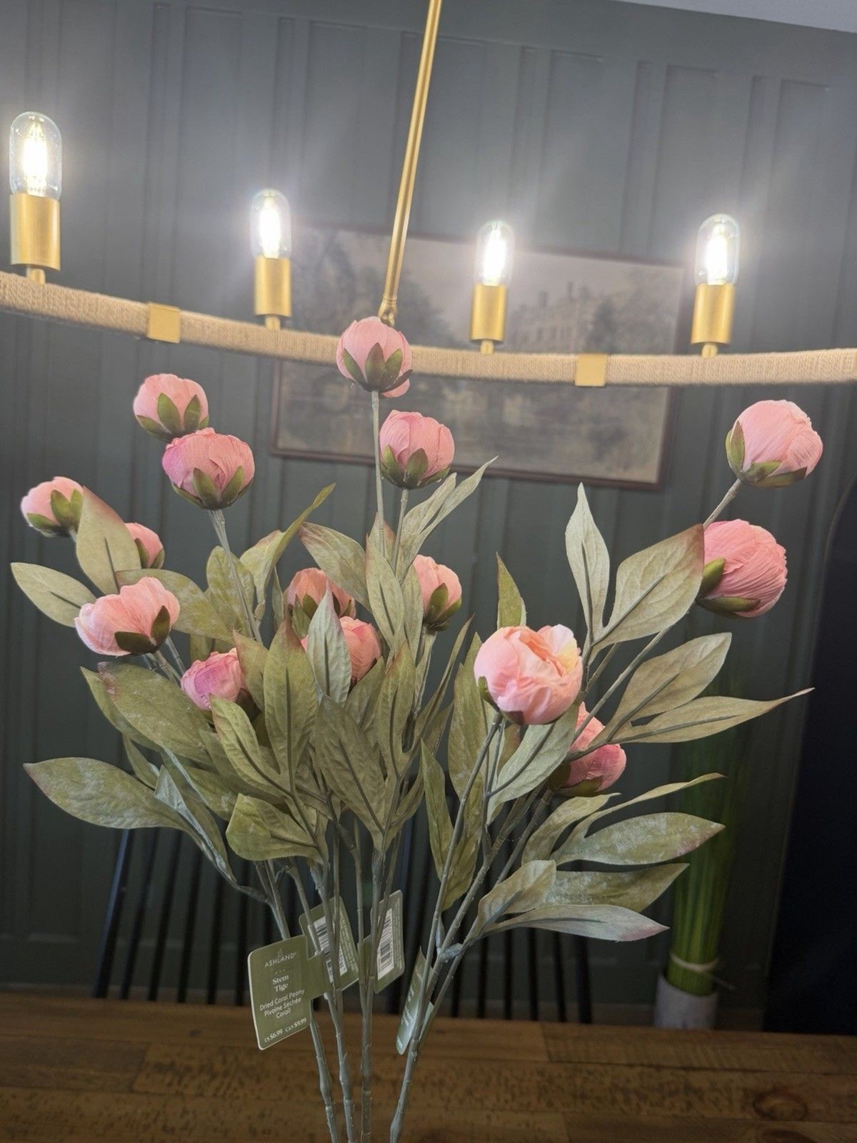 Set of 4 Viral Ashland Coral Peony Stems From Michael’s NEW 2026