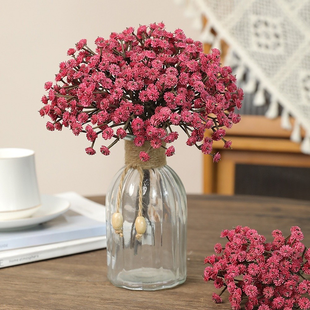 Artificial Gypsophila Bouquet 3 Stems Plastic Material for Long Lasting Use