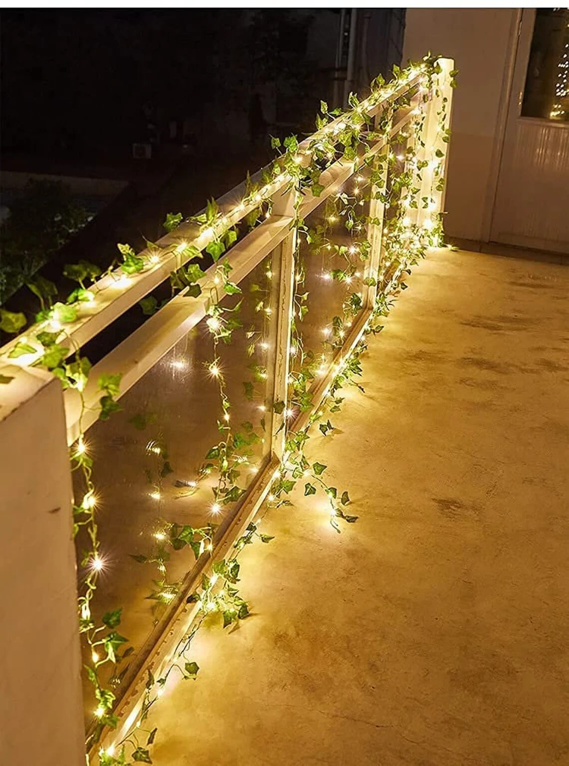 12 Strands 84 Feet Artificial Ivy Vines Leaves, Silk Garland Fake room wedding