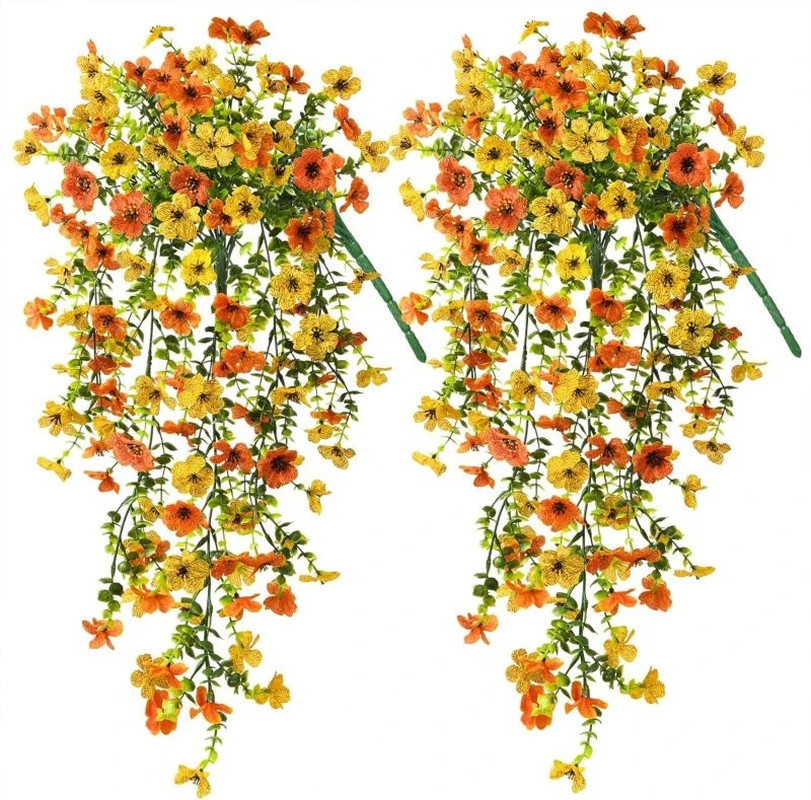 Artificial Flowers Plant Rattan Morning Glories Outdoor Wedding Bridal Arch Home