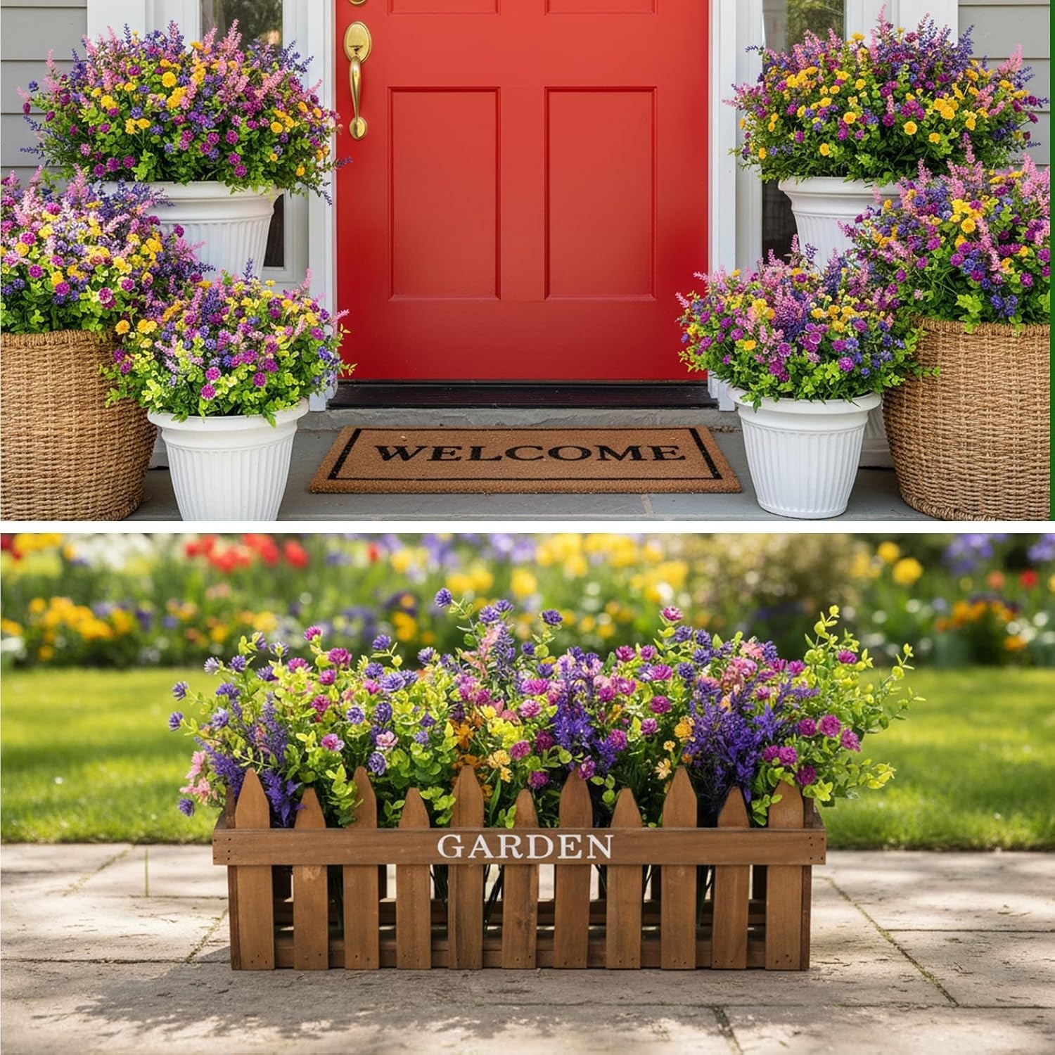 Vibrant Silk Artificial Flower Bundles – Perfect for Housewarming & Home Decor