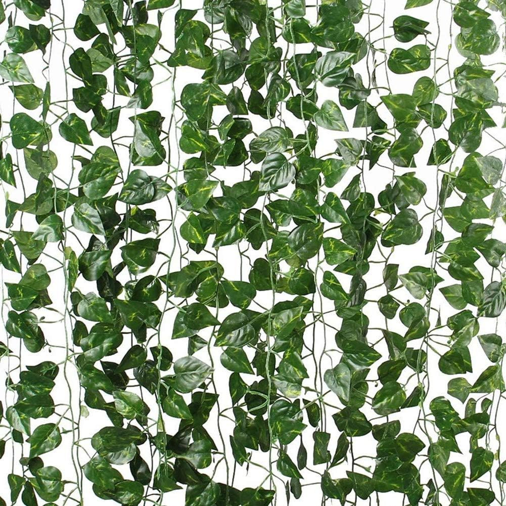 84 feet Artificial Vines Greenery Garland Fake Hanging Leaves Faux Foliage Plant