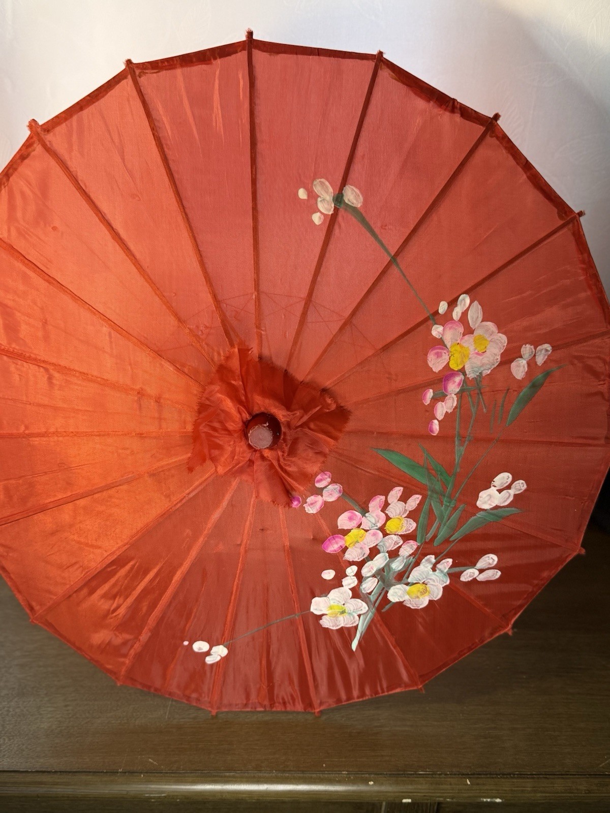 Parasols Red (small) And Pink (large) Set Of 2