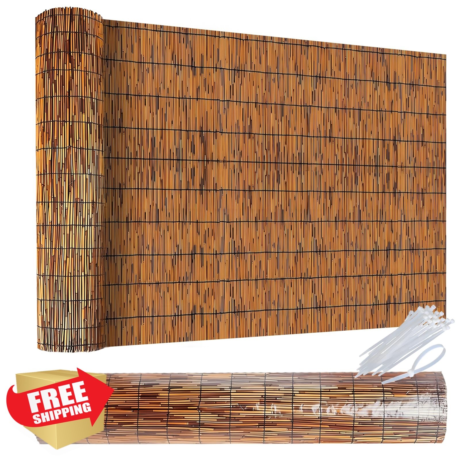 Ouckkhey Reed Fence Bamboo 4x10FT