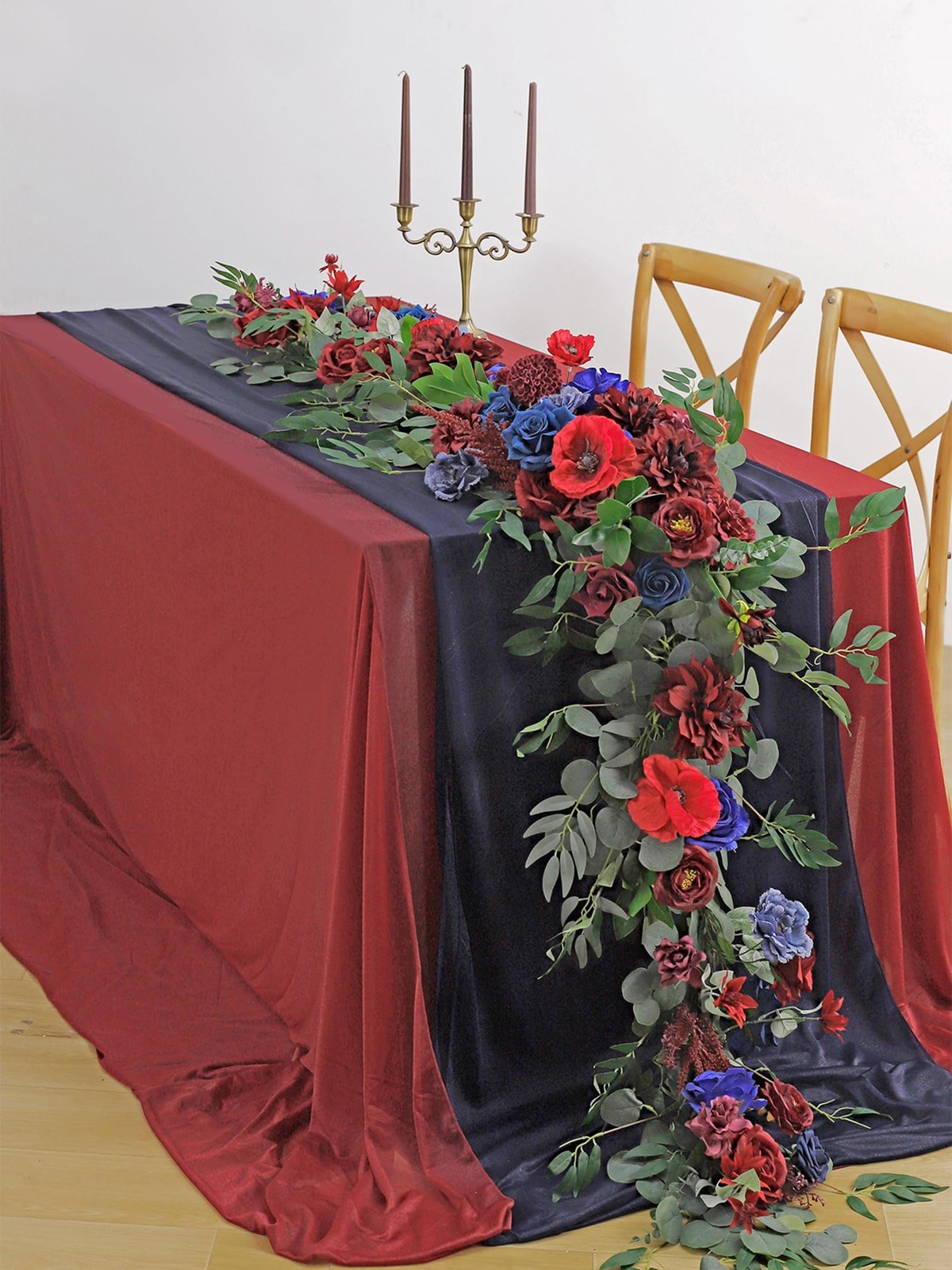 9FT Eucalyptus and Willow Leaf Garland,Artificial Flowers Fake Flower Peony R…